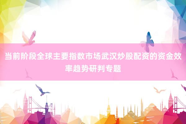 当前阶段全球主要指数市场武汉炒股配资的资金效率趋势研判专题