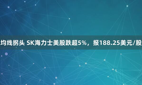 均线拐头 SK海力士美股跌超5%，报188.25美元/股