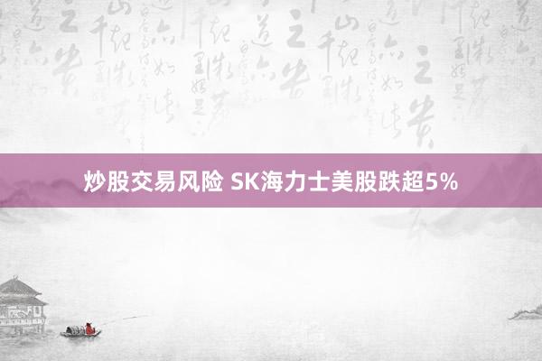 炒股交易风险 SK海力士美股跌超5%