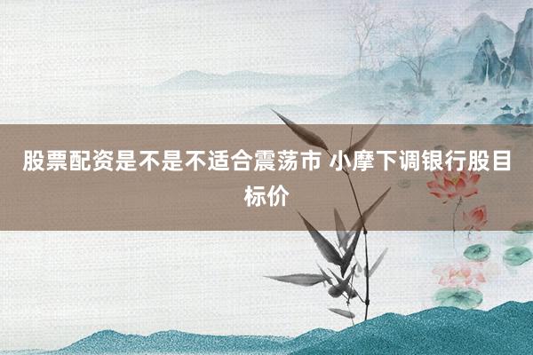 股票配资是不是不适合震荡市 小摩下调银行股目标价